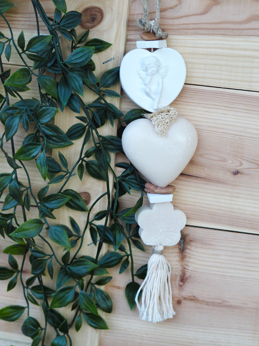 Tresse à savons décorative et parfumée Bonheur